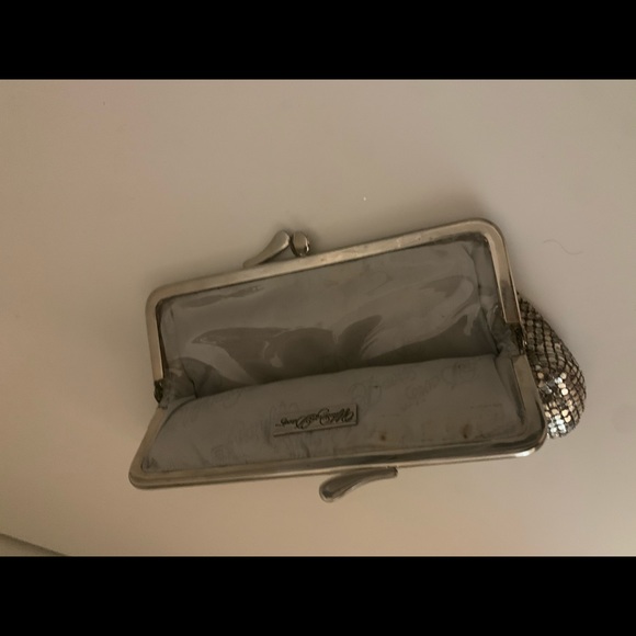 Whiting & Davis Silver Chainmail Mesh Clutch - Picture 6 of 6